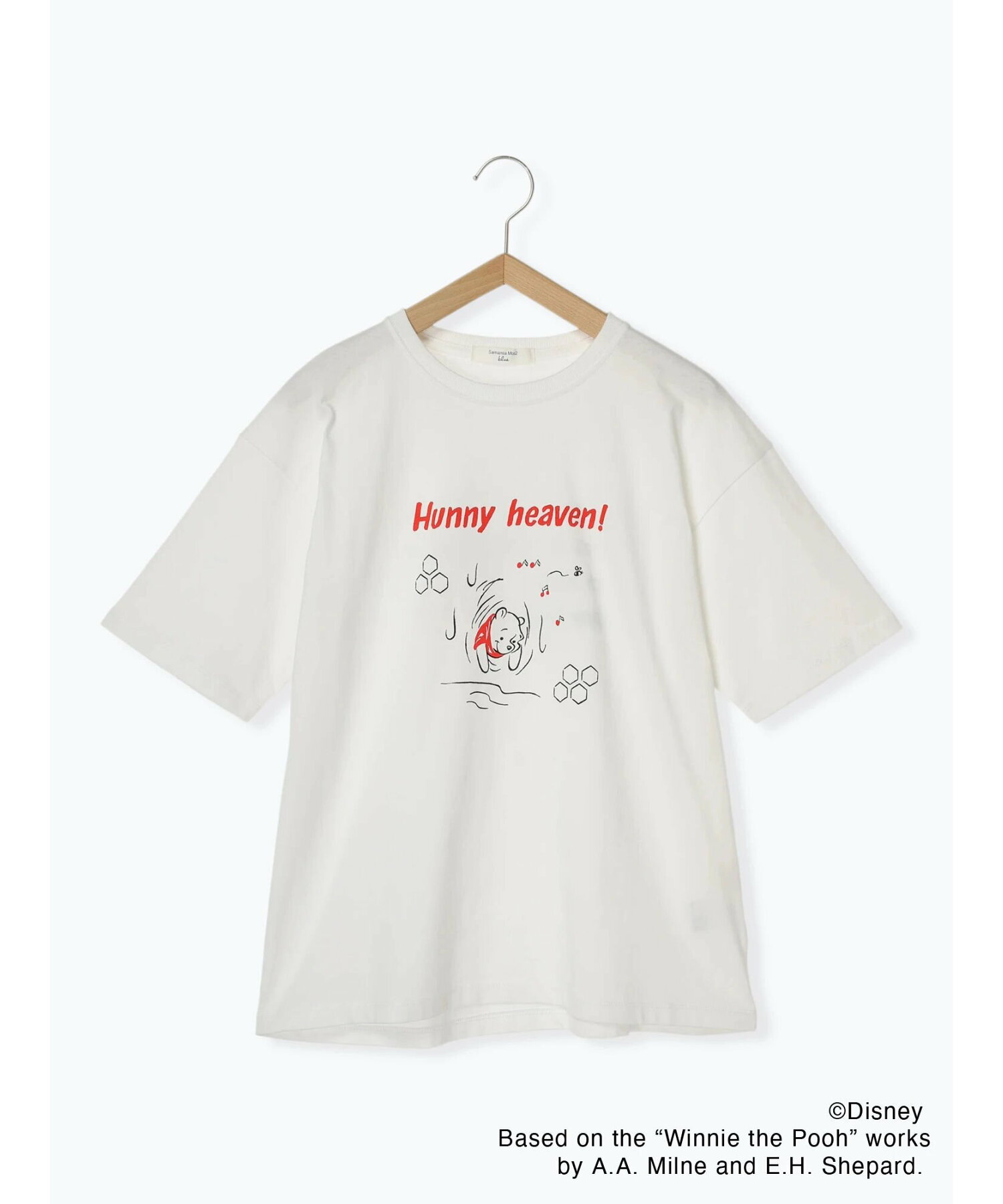 【Disney】くまのプーさん/ロゴ*アートTシャツ